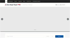 Desktop Screenshot of annheadteam.com