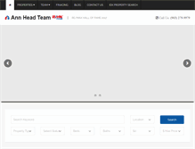 Tablet Screenshot of annheadteam.com